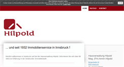 Desktop Screenshot of hilpold.com