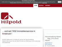 Tablet Screenshot of hilpold.com
